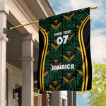 Afro-Jamaica Custom Garden Flag Reggae Boyz Ethnic Motifs