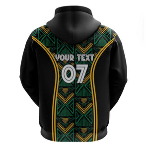 Afro-Jamaica Custom Hoodie Reggae Boyz Ethnic Motifs