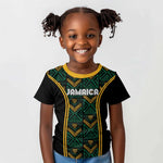 Afro-Jamaica Custom Kid T shirt Reggae Boyz Ethnic Motifs