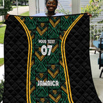 Afro-Jamaica Custom Quilt Reggae Boyz Ethnic Motifs