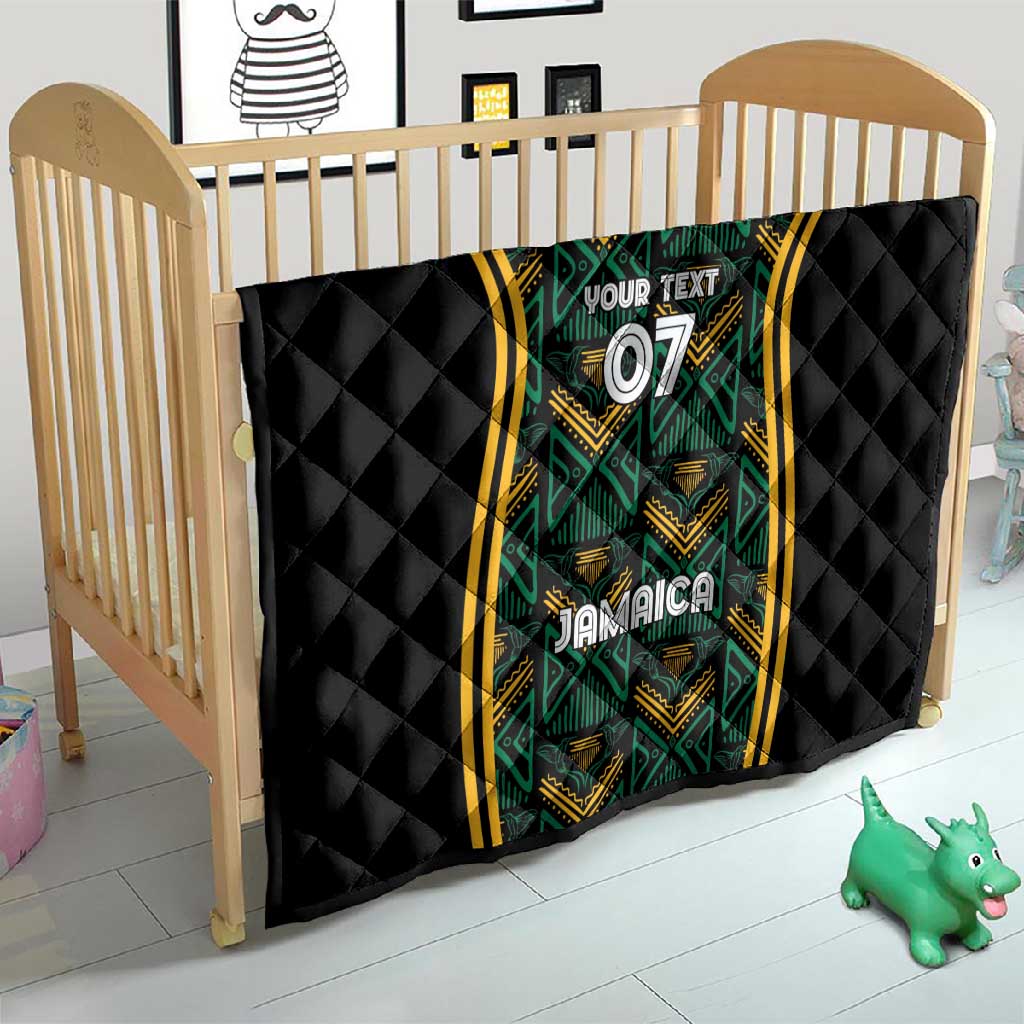 Afro-Jamaica Custom Quilt Reggae Boyz Ethnic Motifs