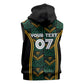 Afro-Jamaica Custom Sleeveless Hoodie Reggae Boyz Ethnic Motifs - African Pride