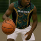 Afro-Jamaica Custom Sleeveless Zip Hoodie Reggae Boyz Ethnic Motifs - African Pride