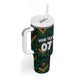 Afro-Jamaica Custom Tumbler With Handle Reggae Boyz Ethnic Motifs