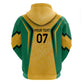 Afro-Jamaica Custom Hoodie Golden Ethnic Motifs