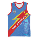 DR Congo 2026 Kopo ya Mokili Custom Basketball Jersey Leopards Making History