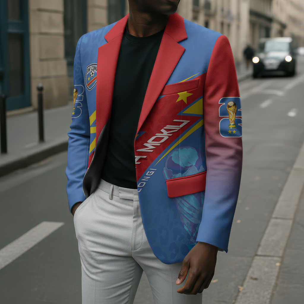 DR Congo 2026 Kopo ya Mokili Custom Blazer Leopards Making History