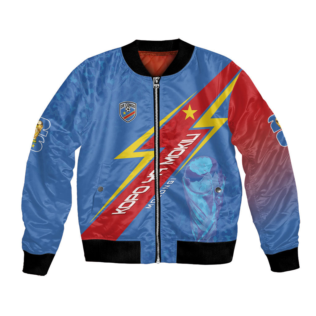 DR Congo 2026 Kopo ya Mokili Custom Bomber Jacket Leopards Making History