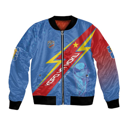 DR Congo 2026 Kopo ya Mokili Custom Bomber Jacket Leopards Making History