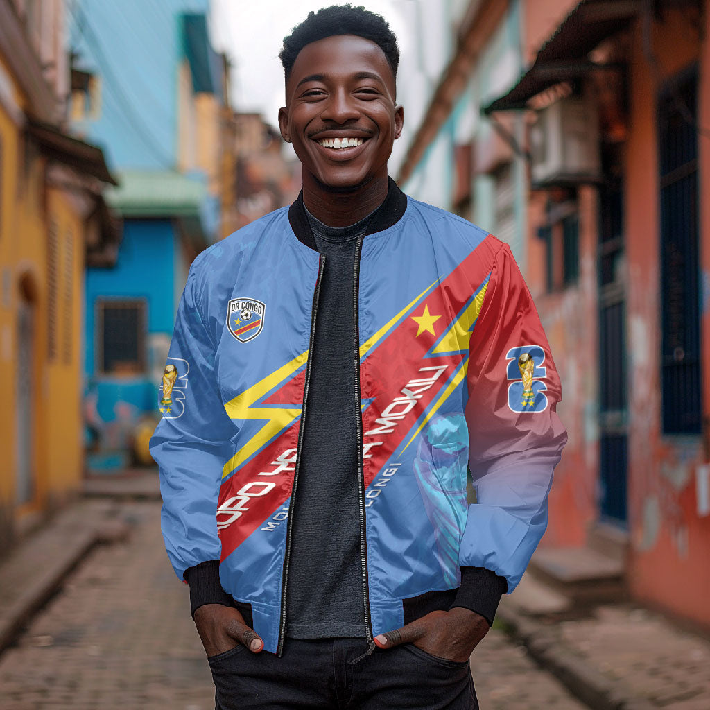 DR Congo 2026 Kopo ya Mokili Custom Bomber Jacket Leopards Making History