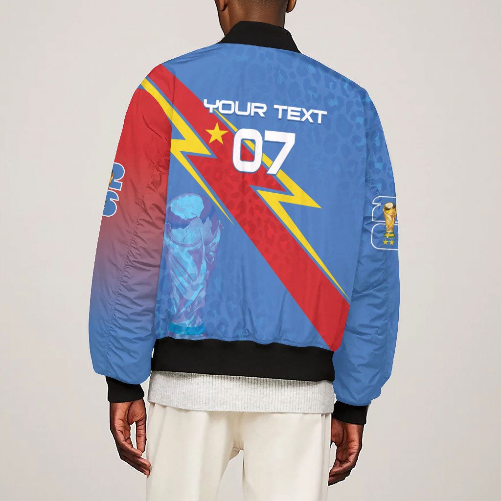 DR Congo 2026 Kopo ya Mokili Custom Bomber Jacket Leopards Making History