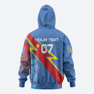 DR Congo 2026 Kopo ya Mokili Custom Hoodie Leopards Making History