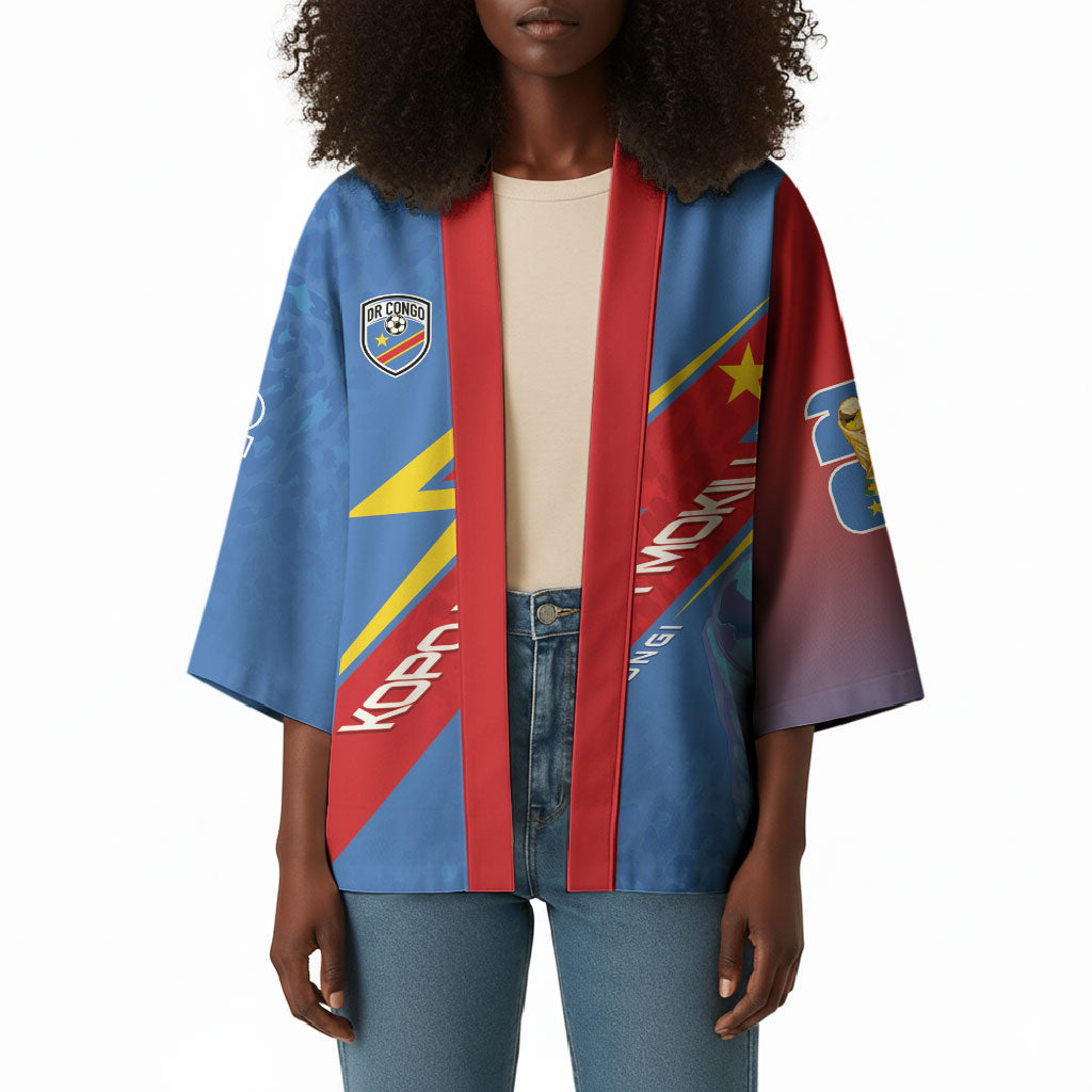 DR Congo 2026 Kopo ya Mokili Custom Kimono Leopards Making History