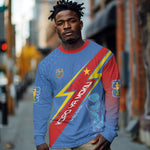 DR Congo 2026 Kopo ya Mokili Custom Long Sleeve Shirt Leopards Making History