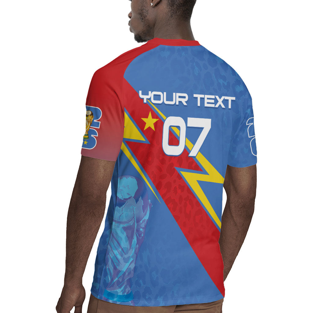 DR Congo 2026 Kopo ya Mokili Custom Rugby Jersey Leopards Making History