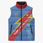 DR Congo 2026 Kopo ya Mokili Custom Sleeveless Puffer Jacket Leopards Making History
