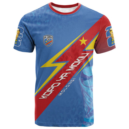 DR Congo 2026 Kopo ya Mokili Custom T shirt Leopards Making History