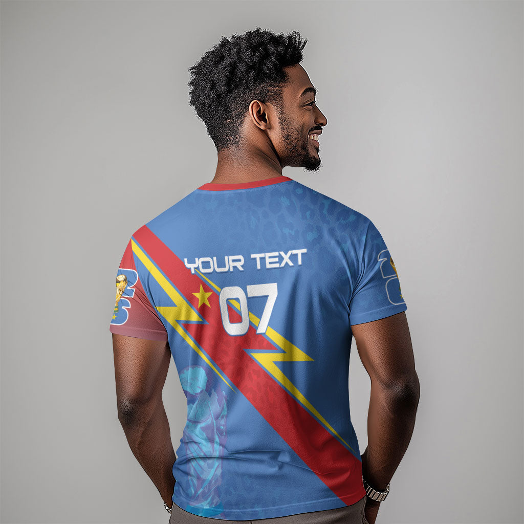 DR Congo 2026 Kopo ya Mokili Custom T shirt Leopards Making History