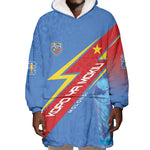DR Congo 2026 Kopo ya Mokili Custom Wearable Blanket Hoodie Leopards Making History