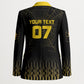 Ghana Black Star Custom Blazer Gold Ananse Spiderweb Inspired