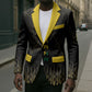Ghana Black Star Custom Blazer Gold Ananse Spiderweb Inspired