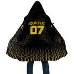 Ghana Black Star Custom Cloak Gold Ananse Spiderweb Inspired