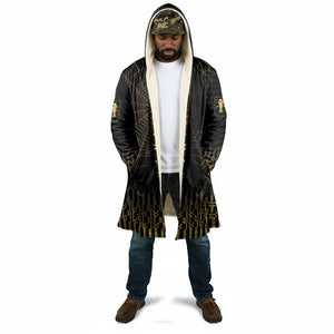 Ghana Black Star Custom Cloak Gold Ananse Spiderweb Inspired