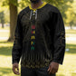 Ghana Black Star Custom Hockey Jersey Gold Ananse Spiderweb Inspired