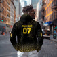 Ghana Black Star Custom Hoodie Gold Ananse Spiderweb Inspired