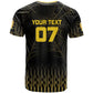 Ghana Black Star Custom T shirt Gold Ananse Spiderweb Inspired