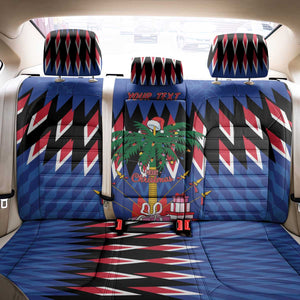 Haiti Afro Christmas Personalized Back Car Seat Cover Festive Vibes