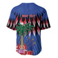 Haiti Afro Christmas Personalized Baseball Jersey Festive Vibes