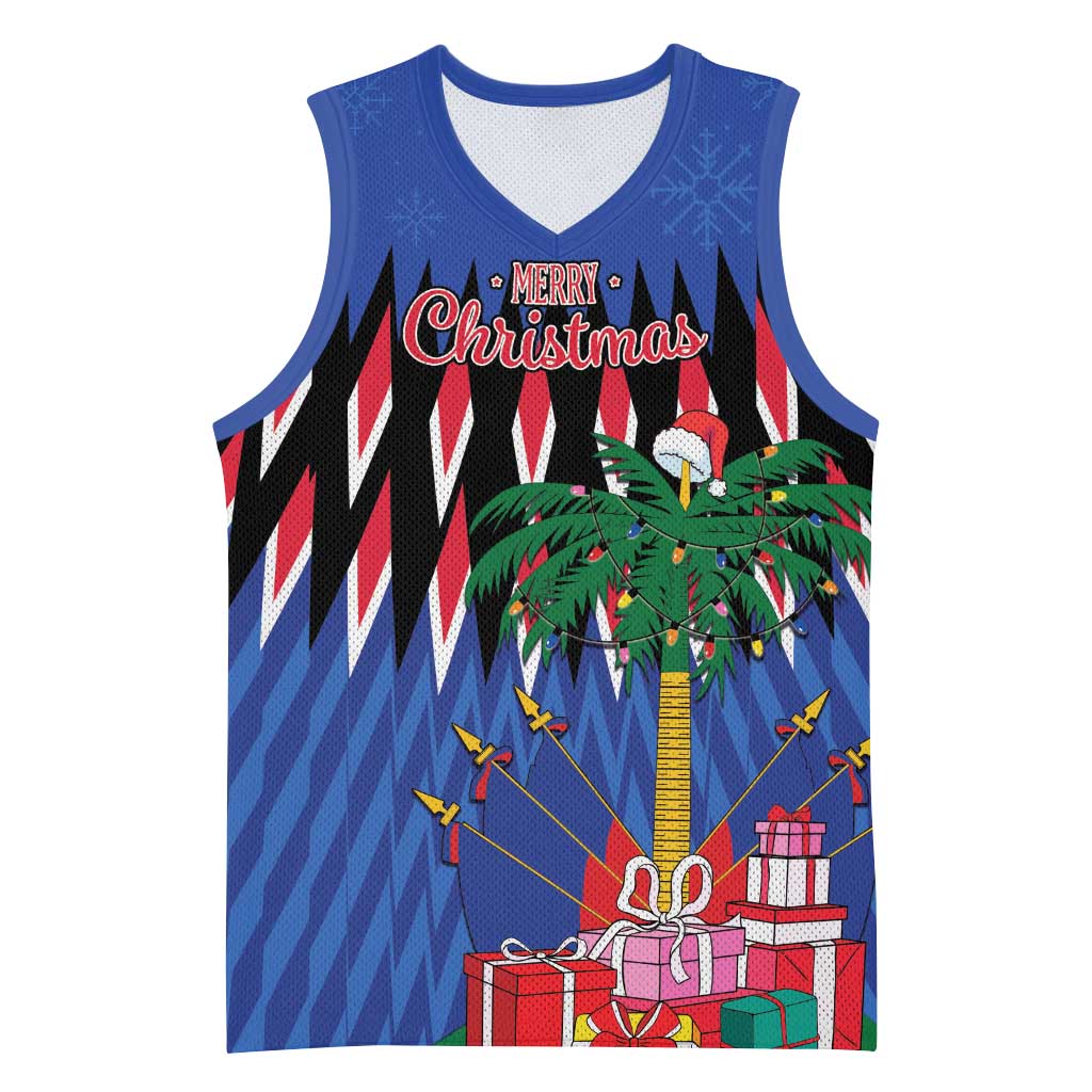Haiti Afro Christmas Personalized Basketball Jersey Festive Vibes LT7