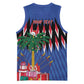 Haiti Afro Christmas Personalized Basketball Jersey Festive Vibes LT7