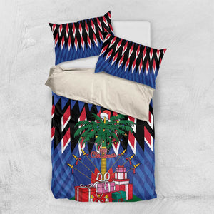 Haiti Afro Christmas Personalized Bedding Set Festive Vibes