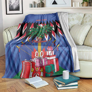 Haiti Afro Christmas Personalized Blanket Festive Vibes