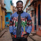 Haiti Afro Christmas Personalized Bomber Jacket Festive Vibes