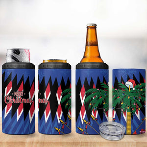 Haiti Afro Christmas 4 in 1 Can Cooler Tumbler Festive Vibes