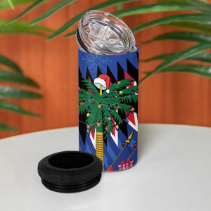 Haiti Afro Christmas 4 in 1 Can Cooler Tumbler Festive Vibes