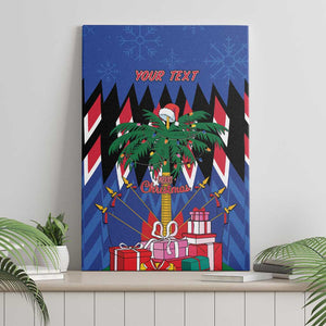 Haiti Afro Christmas Personalized Canvas Wall Art Festive Vibes