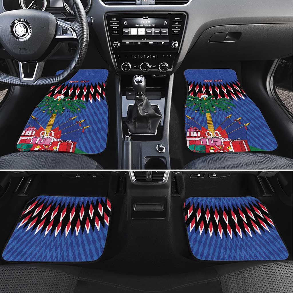 Haiti Afro Christmas Personalized Car Mats Festive Vibes