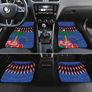 Haiti Afro Christmas Personalized Car Mats Festive Vibes