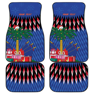 Haiti Afro Christmas Personalized Car Mats Festive Vibes