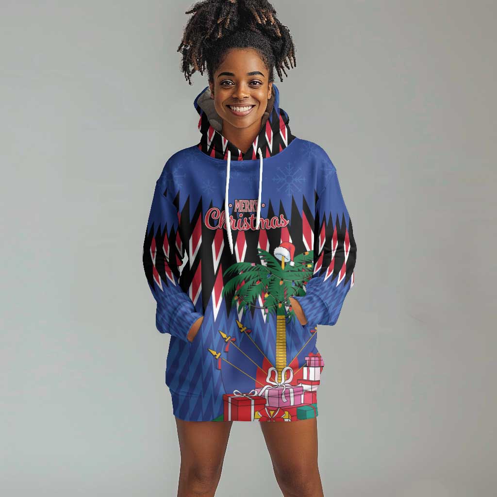 Haiti Afro Christmas Personalized Hoodie Dress Festive Vibes