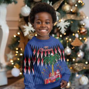 Haiti Afro Christmas Kid Ugly Christmas Sweater Festive Vibes