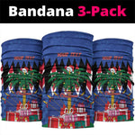Haiti Afro Christmas Personalized Neck Gaiter Festive Vibes LT7