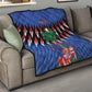 Haiti Afro Christmas Personalized Quilt Festive Vibes