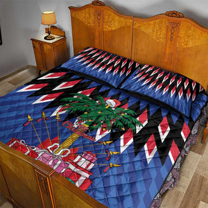 Haiti Afro Christmas Personalized Quilt Bed Set Festive Vibes