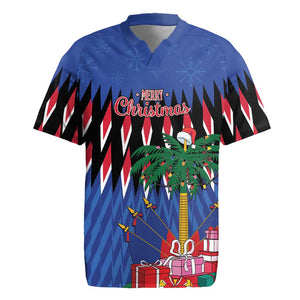 Haiti Afro Christmas Personalized Rugby Jersey Festive Vibes