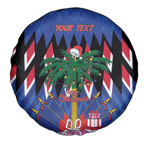 Haiti Afro Christmas Personalized Spare Tire Cover Festive Vibes